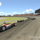 Racing hard into Turn 1 with a pack of cars.